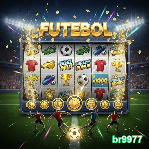 Jogo de slot de futebol no site br9977, com símbolos e gráficos vibrantes.